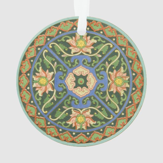 Cloisonne China Patter Asian Oriental Ornament (Rückseite)