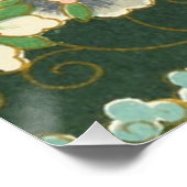 Cloisonne China Patter Asian Oriental Poster (Ecke)