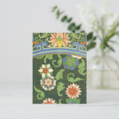 Cloisonne China Patter Asian Oriental Postkarte (Stehend Vorderseite)