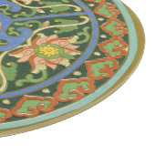 Cloisonne China Patter Asian Oriental Schneidebrett (Ecke)