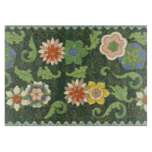 Cloisonne China Patter Asian Oriental Schneidebrett