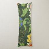 Cloisonne China Patter Asian Oriental Seitenschläferkissen (Rückseite (Vertikal))