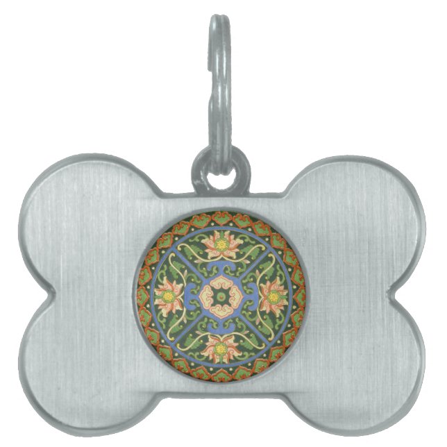 Cloisonne China Patter Asian Oriental Tiermarke (Vorderseite)