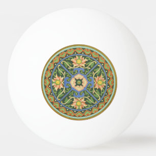 Cloisonne China Patter Asian Oriental Tischtennisball