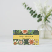 Cloisonne China Patter Asian Oriental Visitenkarte (Stehend Vorderseite)