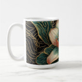 Cloisonné-Einzelblüten-Kaffeetasse Kaffeetasse (Links)