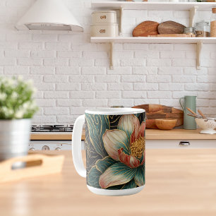 Cloisonné-Einzelblüten-Kaffeetasse Kaffeetasse