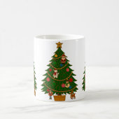 Cloisonne-Kunst-Weihnachtsbaum-Figurenschmuck Kaffeetasse (Mittel)