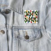 Cloisonne Kunst Weihnachtslichter und Stechpalme Button (Beispiel)