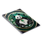 Cloisonne Panda Notizblock (Rechte Seite)