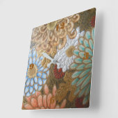 Cloisonne quadratische Wanduhr (Winkel)