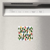 Cloisonne-Weihnachtslichter und Stechpalme Magnet (In Situ (Geschirrspüler))