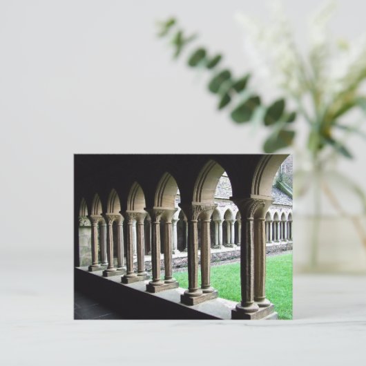 Cloisters, Abtei Iona Postkarte (Stehend Vorderseite)