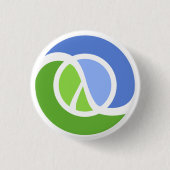 Clojure Logo Button (Vorderseite)