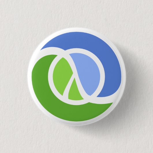 Clojure Logo Button (Vorderseite)