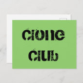 Clone Club Orphan Black Blockbriefe urbanen Stil Postkarte (Vorne/Hinten)