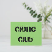 Clone Club Orphan Black Blockbriefe urbanen Stil Postkarte (Stehend Vorderseite)