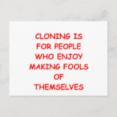 CLONING.png Postkarte (Vorderseite)