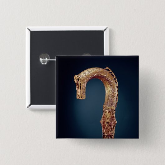 Clonmacnoise Crozier, Landkreis Offaly, Button (Vorne & Hinten)