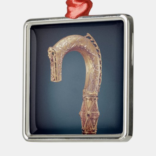 Clonmacnoise Crozier, Landkreis Offaly, Silbernes Ornament (Links)