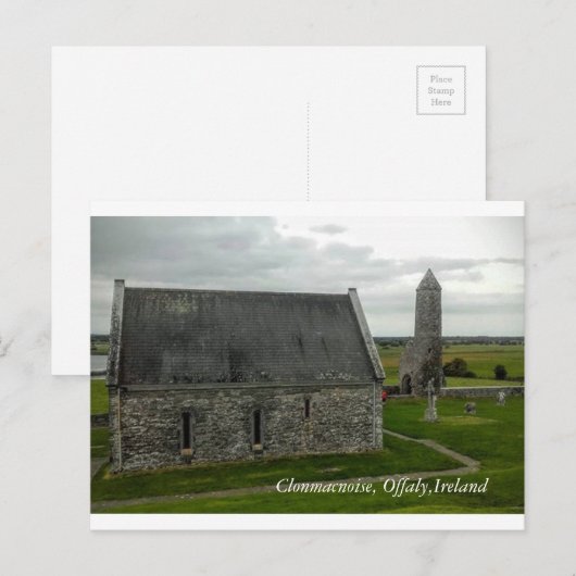 Clonmacnoise, Offalie Postkarte (Vorne/Hinten)