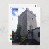 Cloonacuneen Castle, Grafschaft Galway, Irland. Postkarte (Vorne/Hinten)