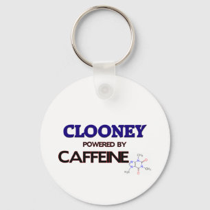 Clooney trieb durch Koffein an Schlüsselanhänger