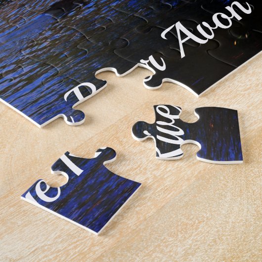 Clopton Bridge und Pub Stratford Upon Avon Puzzle (Seite)