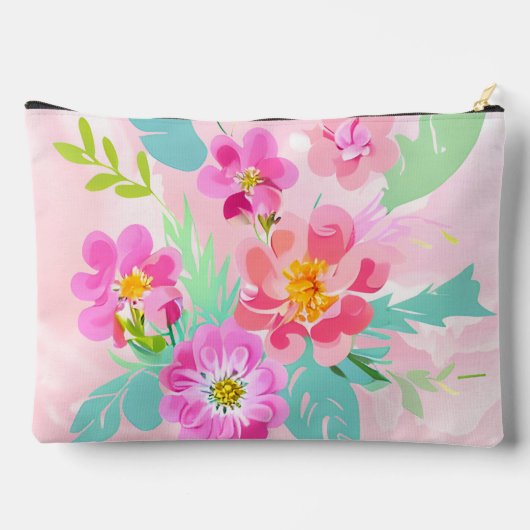 Cloroful Blumenstrauß Zubehör Pouch Zubehörtasche (Rückseite)