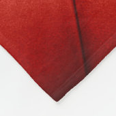 Close up background texture of scarlet red capiton fleecedecke (Ecke)