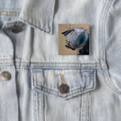 Close-up Insect Head Button (Beispiel)