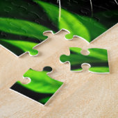 Close-Up Jaguar Leopard Face with Green Eyes Puzzle (Seite)