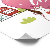 Close-up of a couple holding a heart shape poster (Ecke)