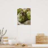 Close up of artichoke poster (Küche)