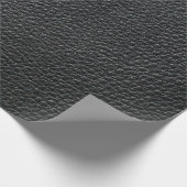 Close up of black leather texture and backgroundle geschenkpapier (Ecke)