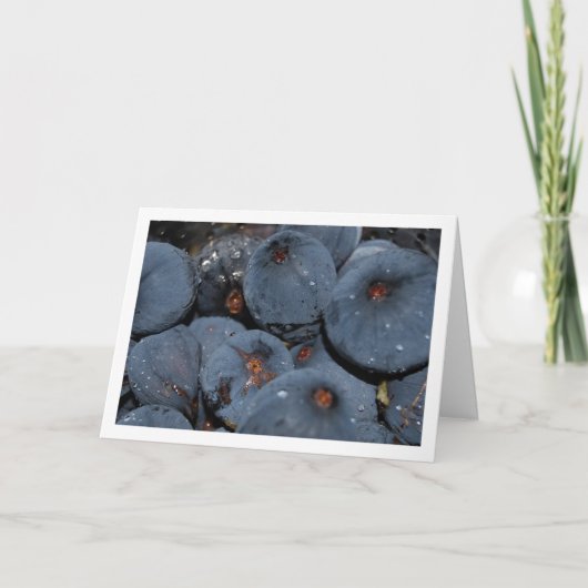 Close-up of Fig Fruit Karte (Vorderseite)