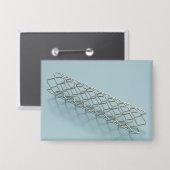 Close-up of medical stent button (Vorderseite/Rückseite)