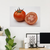 Close-up of two tomatoes poster (Heimbüro)
