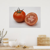 Close-up of two tomatoes poster (Küche)