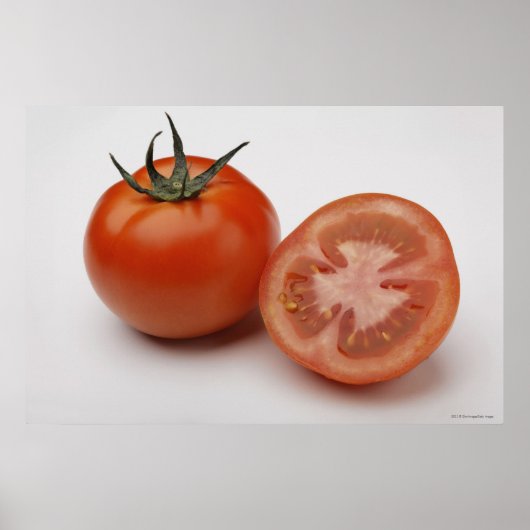 Close-up of two tomatoes poster (Vorne)