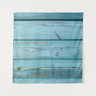 Close-up photo of green planks wandteppich