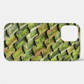 Close-up photo of green shingle roof Case-Mate iPhone hülle (Rückseite (Horizontal))