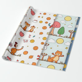 Close-Up Portrait of a Sweet-Faced Dog Geschenkpapier