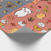 Close-Up Portrait of a Sweet-Faced Dog Geschenkpapier (Ecke)