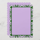 Closed Fields Kaleidoskop Feiertagskarte (Vorne/Hinten)