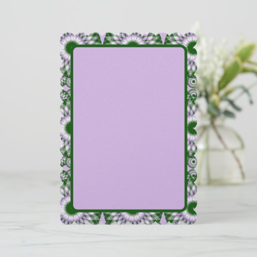 Closed Fields Kaleidoskop Feiertagskarte (Stehend Vorderseite)