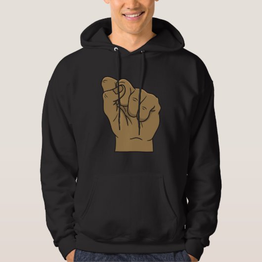 Closed Fist Resistance Opposition Hoodie (Vorderseite)