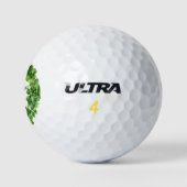 Closed Kleeblatt Circle Personalisiert Image Logo Golfball (Logo)