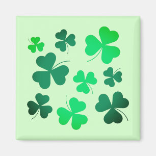 Closed Kleeblatt Irish Green Spring St Patrick Day Magnet