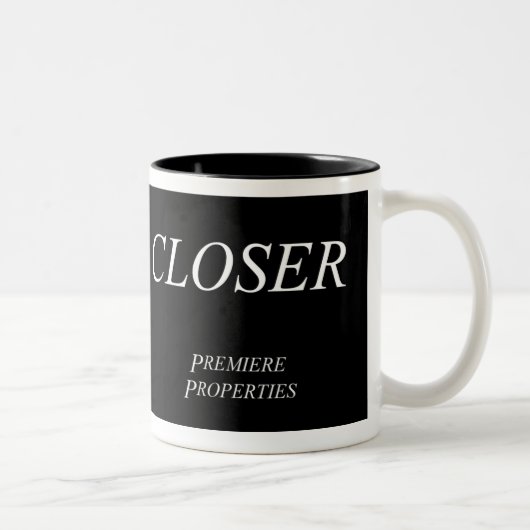 CloserMug Zweifarbige Tasse (Rechts)